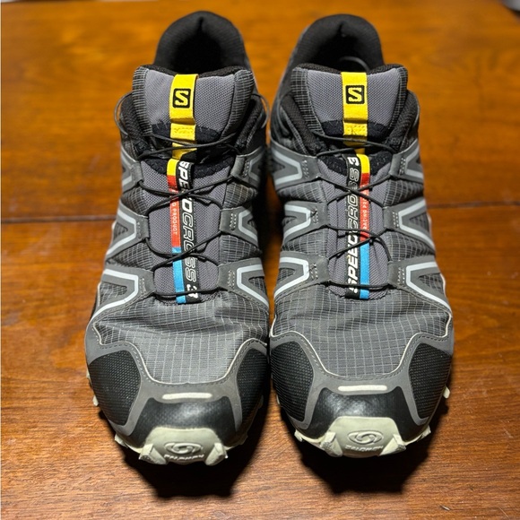 Salomon Speed Comp Lime Green/Gray SCS Pronation Control Shoes 5.5 * Read Ski Boots Salomon Scs Shoes Salomon Speed Comp Lime Green  main image 3